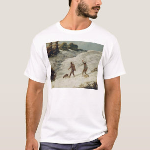 Camiseta Cazadores en la nieve o los cazadores furtivos