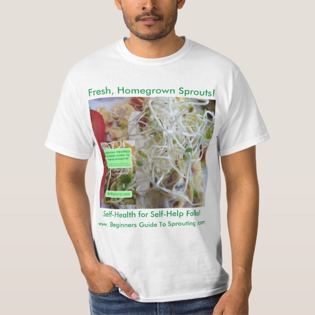 Camiseta ¡Cazadores locales! Autosalud para personas que tr (Anverso)
