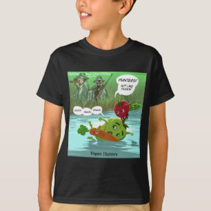 Camiseta Cazadores Veganos Divertidos