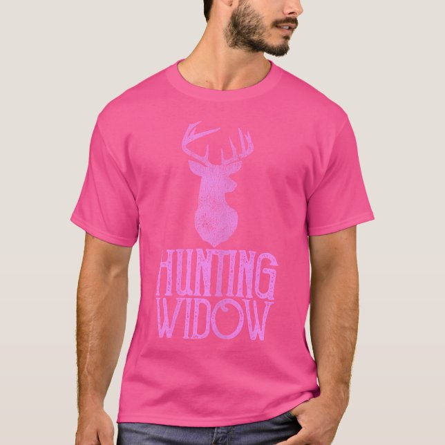 Camiseta Cazando A La Viuda De Funny Hunter (Anverso)