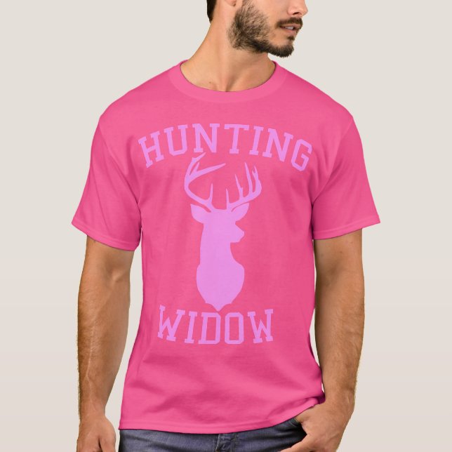 Camiseta Cazando A Viuda Cazadora De Esposa Vendedora (Anverso)