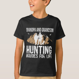 Camiseta Cazando Abuelo Budista Y Abuelo Cazando Buddies