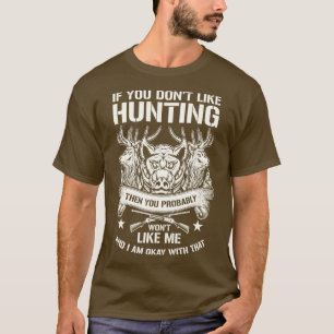 Camiseta Cazando animales salvajes cazando disparos