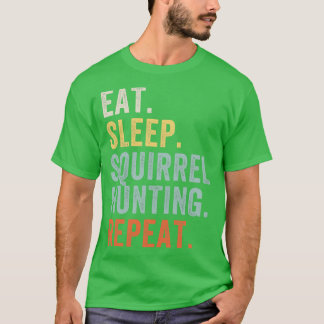 Camiseta Cazando ardilla divertida y cazando ardillas