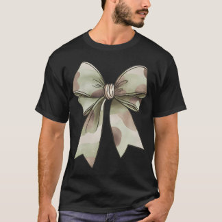 Camiseta Cazando camuflaje viejo camo bow camo coquette bow