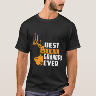 Camiseta Cazando ciervos al mejor abuelo de la hebilla de s