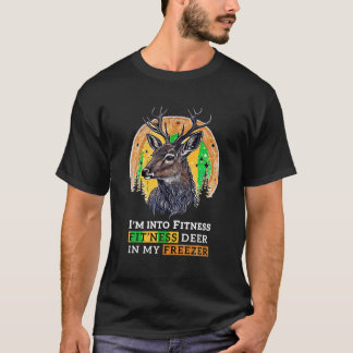 Camiseta Cazando estoy en aptitud cazador de divertidos cie