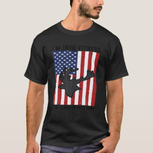 Camiseta Cazando estoy en aptitud cazador de divertidos cie