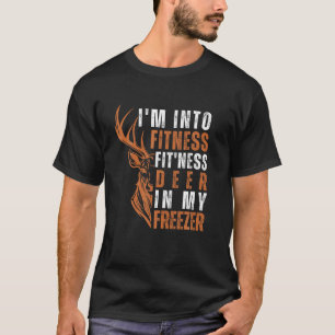 Camiseta Cazando estoy en aptitud cazador de divertidos cie