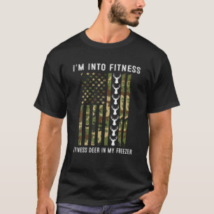 Camiseta Cazando estoy en aptitud cazador de divertidos cie