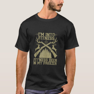 Camiseta Cazando estoy en aptitud para la puesta en forma v