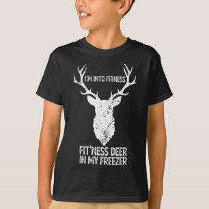 Camiseta Cazando estoy en aptitud para la vida venado en mi