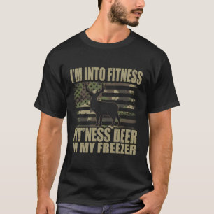 Camiseta Cazando Estoy En El Fitness Fit'Ness Deer En Mi Fr
