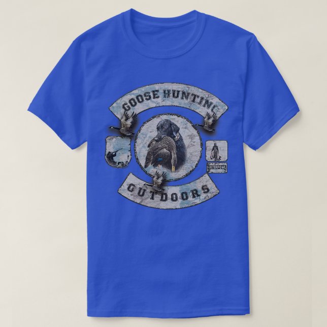 Camiseta Cazando gallos geeses ilimitados (Diseño del anverso)