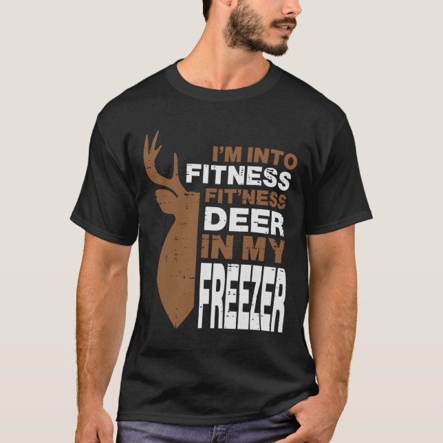 Camiseta Cazando Gimnasio Venado En Cazadores Graciosos Y C (Anverso)