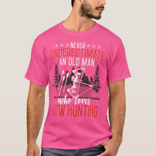 Camiseta Cazando Graciosamente A Un Anciano Amante Para Los