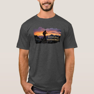 Camiseta Cazando Montana Nacido • Criado en la Montaña
