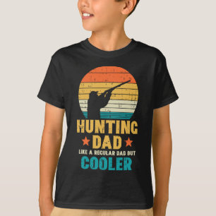 Camiseta Cazando papa de la moda retro padre de padre de ca