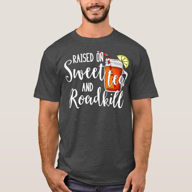 Camiseta Cazando por comida en la ruta del té dulce (Anverso)