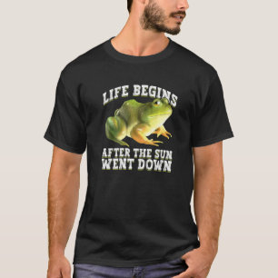 Camiseta Cazando ranas y Gigging nocturno