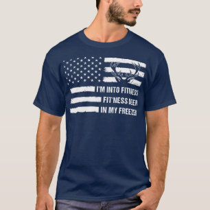 Camiseta Cazándome En Fitness Fitness Deer En Mi Congelació