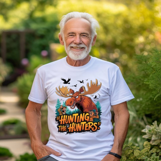 Camiseta Cazar alces defiende contra los cazadores (Subido por el creador)