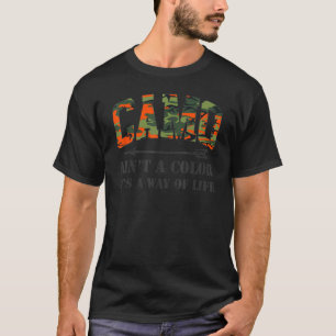 Camiseta Cazar cazadores de ciervos camo no es un color
