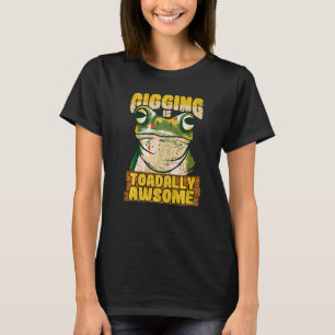 Camiseta Cazar ranas con arpón es una caza totalmente impre
