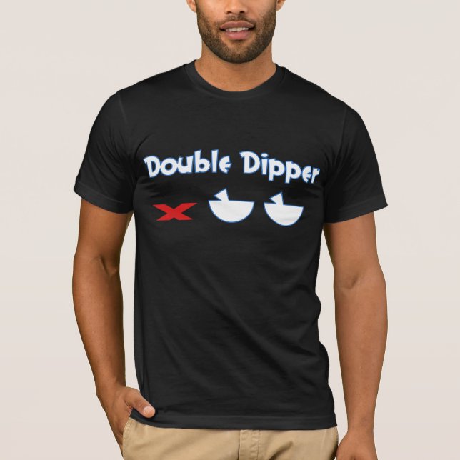 Camiseta Cazo doble - frente solamente (Anverso)