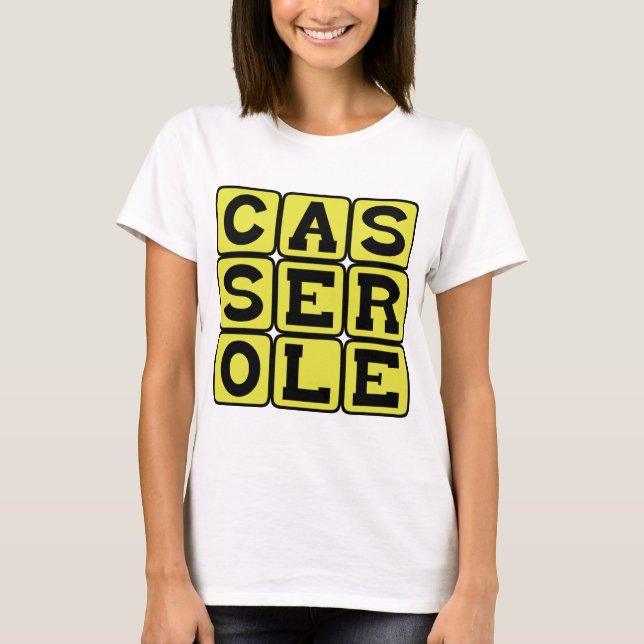 Camiseta Cazuela, Favorito en Compartir Comida (Anverso)