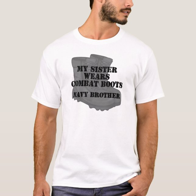 Camiseta CB de la hermana de Brother de la marina de guerra (Anverso)