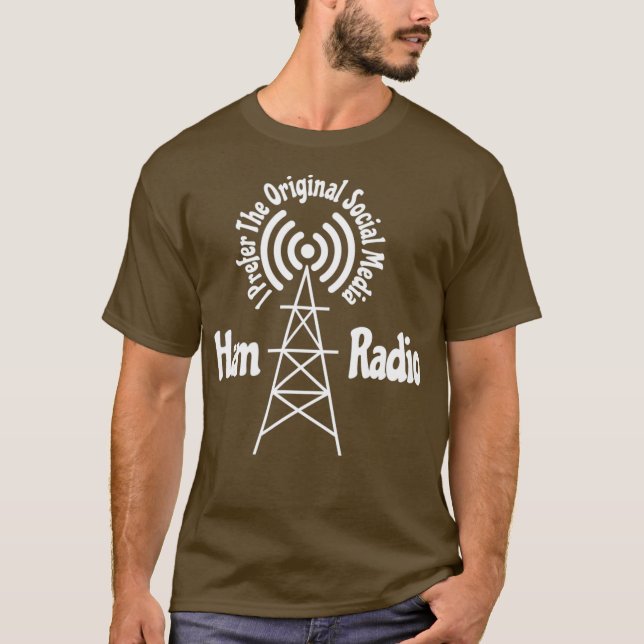 Camiseta CB Radio Gift T-Shirt Prefer Original Social My (Anverso)
