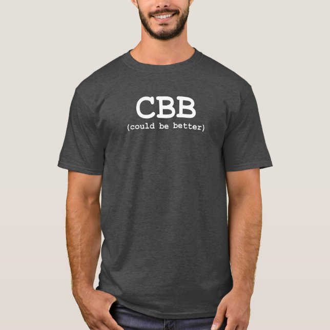 Camiseta CBB (podría ser mejor) (Anverso)