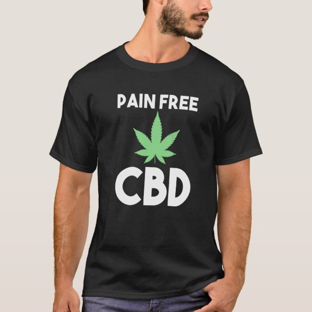 Camiseta Cbd libre de dolor (Anverso)