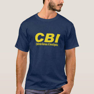 Camiseta CBI (agencia de investigación de California)