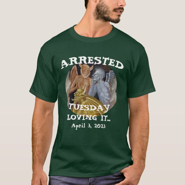 Camiseta CBP DHS 45º Presidente Arrestado MAGA EE. UU. 454 (Anverso)