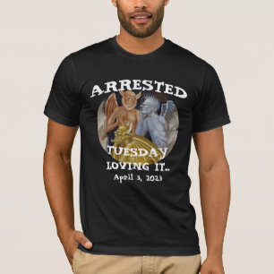 Camiseta CBP DHS 45º Presidente Arrestado MAGA USA 47