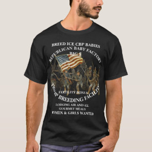 Camiseta CBP DHS FBI Trump Muerto Obituario Servicio Fiesta