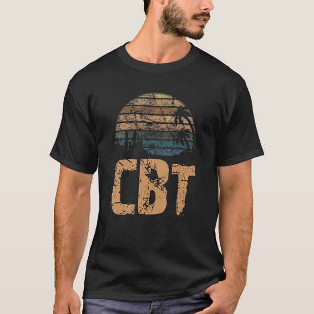 Camiseta CBT Vintage Sunset Trastornado (Anverso)