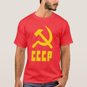 Camiseta CCCP Comunista Martillo ruso y endileta