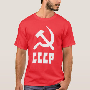 Camiseta CCCP Comunista Martillo ruso y endileta