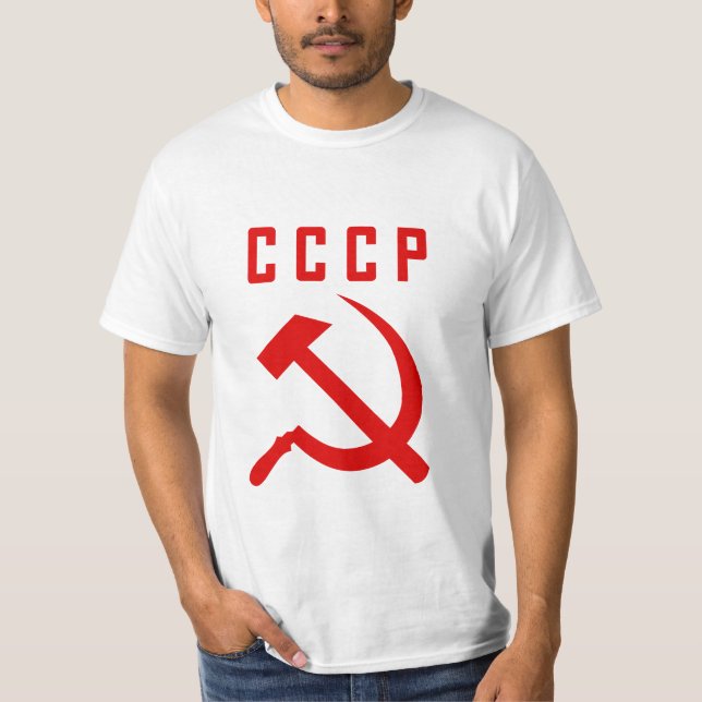 Camiseta CCCP (estilo A) (Anverso)