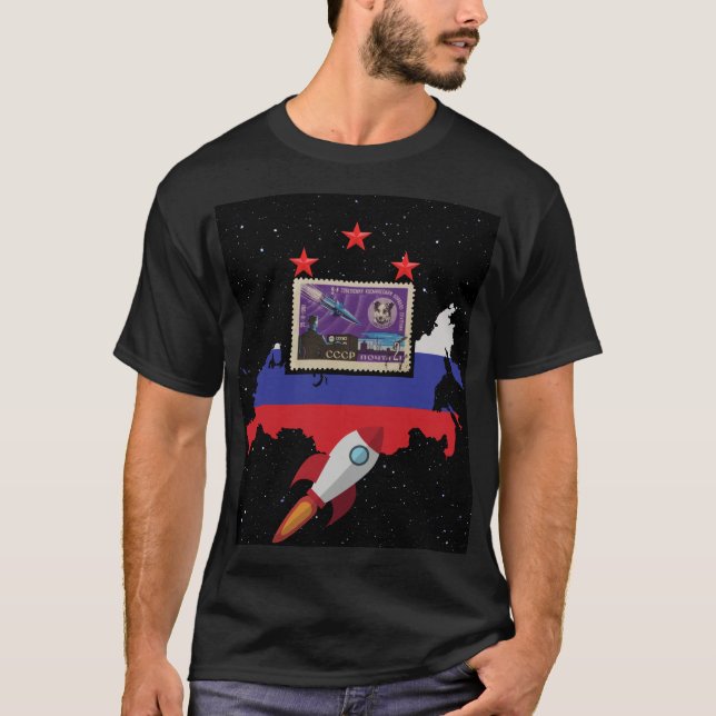 Camiseta CCCP Space Program (Anverso)