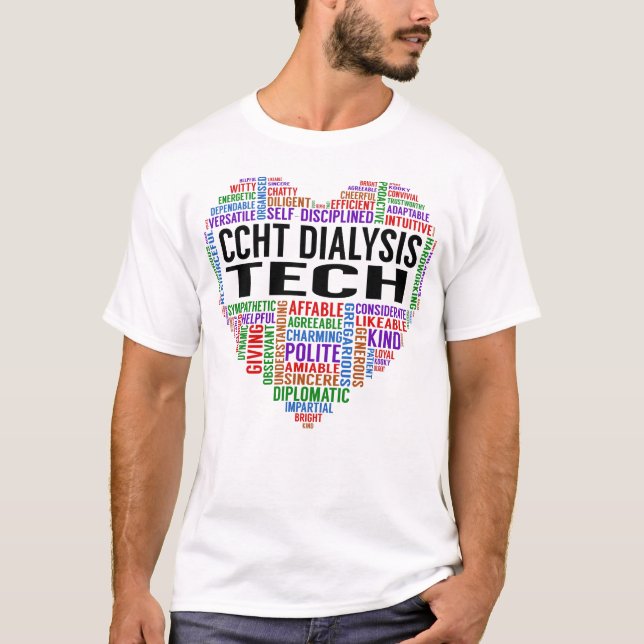 Camiseta Ccht Dialysis Tech Heart (Anverso)