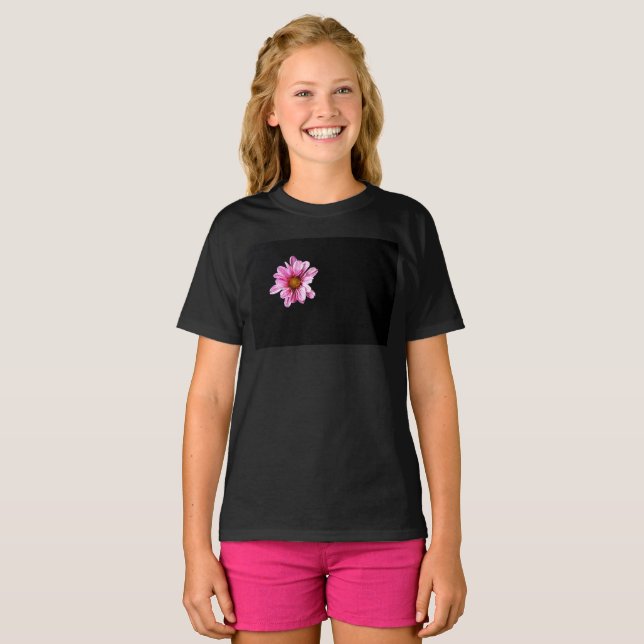 Camiseta Ccnt de flor de crisantemo (Anverso completo)