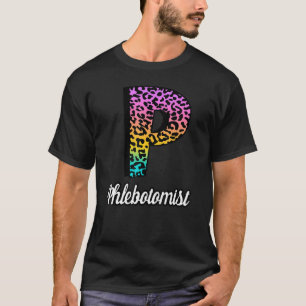 Camiseta Ccr de estetoscopio leopardo colorido de la tripul