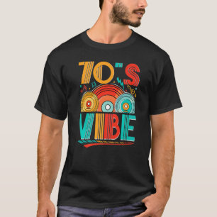 Camiseta CD ambiente 70 Música de los 70 Generación de lo