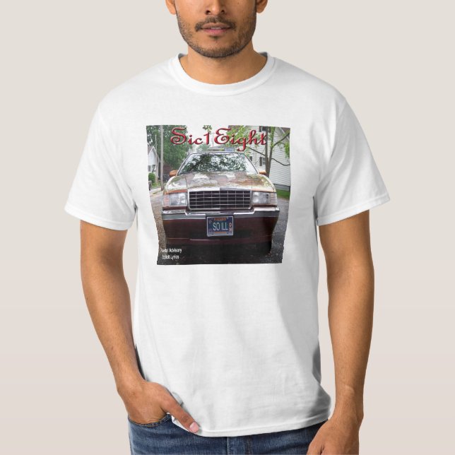 Camiseta cd del álbum de debut de Sic1Eight (Anverso)