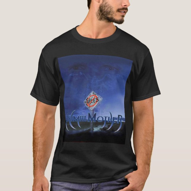 Camiseta CD del negro del arte de las "NINGUNAS (Anverso)