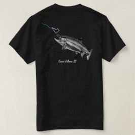 CAMISETA CDA STEELHEAD - AQUÍ PESCADO PESQUERO - CAMINANDO